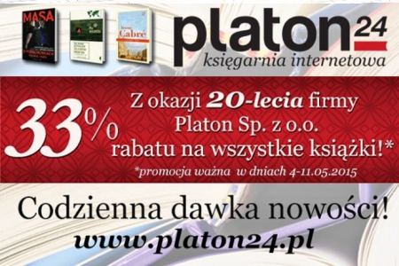 Wygraj książki z okazji dwudziestolecia Platona!