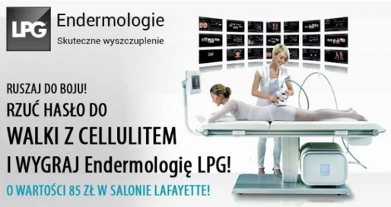 Wygraj zabieg LPG Endermologie o wartości 85 zł, Poznań