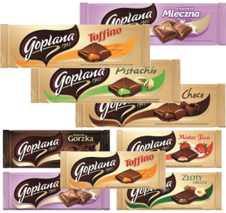 Wygraj zestaw 9-ciu czekolad Goplana!