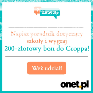 Konkurs: Napisz poradnik i Croppnij 200 zł!