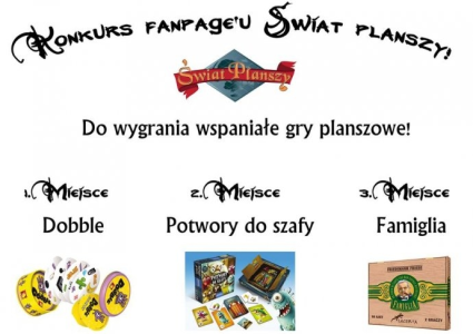 Konkurs fanpage'u Świat planszy