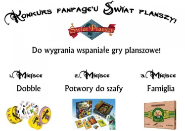 Konkurs fanpage'u Świat planszy