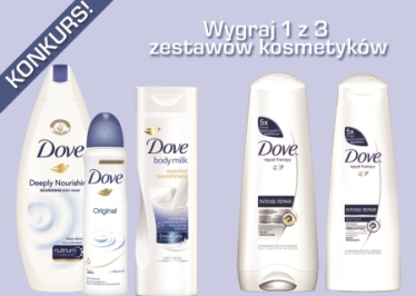 Wygraj zestawy kosmetyków Dove, bo jesteś piękna!