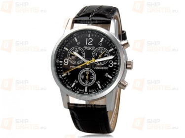 Konkurs z ShipGRATIS.eu o Elegancki męski zegarek w czarnym kolorze