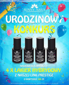 Wygraj zestaw 4 lakierów hybrydowych, do godz. 12:00