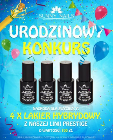 Wygraj zestaw 4 lakierów hybrydowych, do godz. 12:00