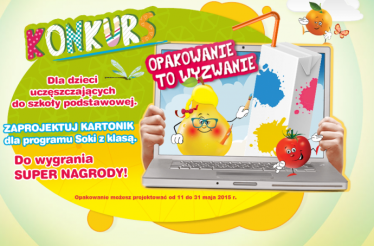 "Opakowanie to wyzwanie" konkurs dla uczniów szkół podstawowych