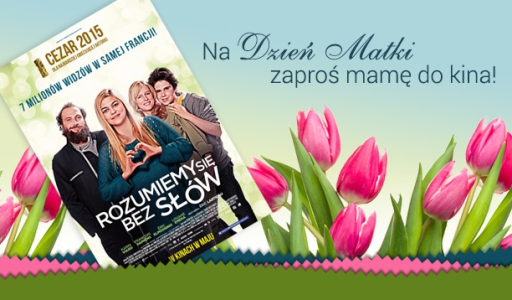 Konkurs na Dzień Matki "Zaproś mamę do kina" do godz.12:00