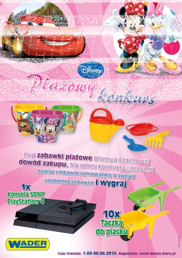 Konkurs "Plażowy Disney" Intermarche