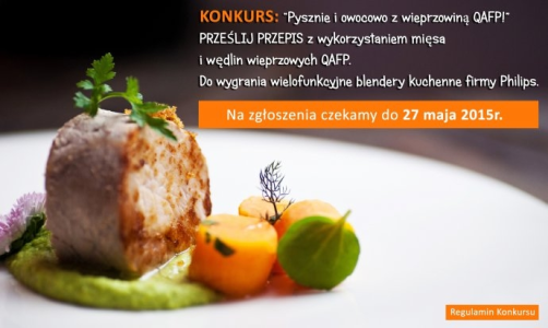 Konkurs "Pysznie i owocowo z wieprzowiną QAFP"