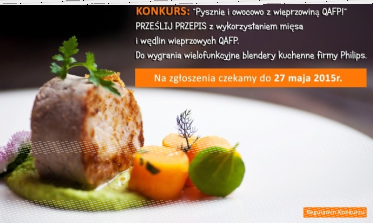 Konkurs "Pysznie i owocowo z wieprzowiną QAFP"