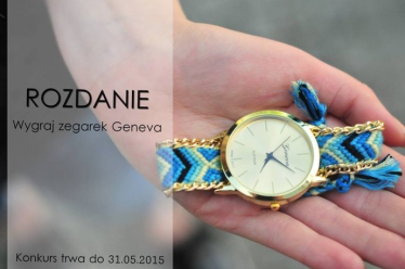 Wygraj pleciony zegarek Geneva! do godz. 20:00