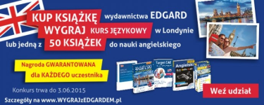 Wygraj kurs językowy w Londynie lub jedną z 50 książek do nauki angielskiego