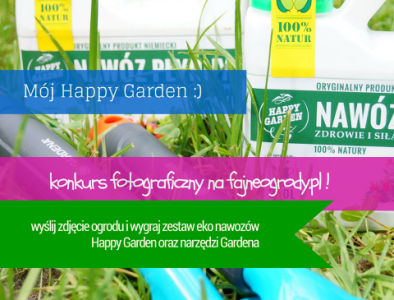 Wiosenny konkurs "Mój Happy Garden"