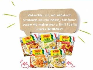 Konkurs "Zakochaj się we włoskich smakach dzięki marce WINIARY!" do godz. 20:00