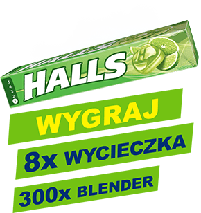 Loteria "8 smaków Halls"