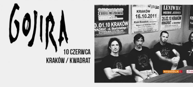 Wygraj bilety na koncert Gojiry w Krakowie!