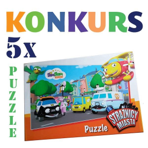 Wygraj puzzle z bohaterskimi pojazdami ze "Strażników miasta"