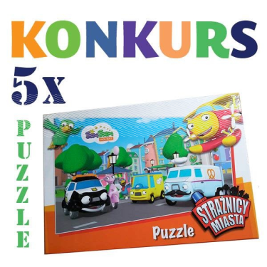 Wygraj puzzle z bohaterskimi pojazdami ze "Strażników miasta"