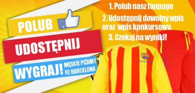 Wygraj męską piżamę FC Barcelona
