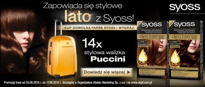 Konkurs "Zapowiada się stylowe lato z SYOSS" Dayli