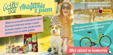 Konkurs "Aktywnie z psem" Biedronka