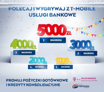 Konkurs "Polecaj i wygrywaj z T-Mobile Usługi Bankowe"