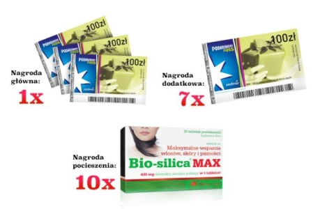 Konkurs "Bio-Silica Max  maksymalne wsparcie dla zdrowej skóry, włosów i paznokci"