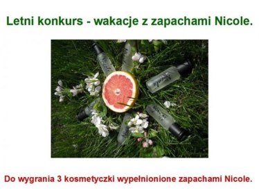 Letni konkurs - wakacje z zapachami Nicole.