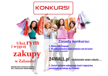 Konkurs "Ułóż rym - wygraj zakupy"