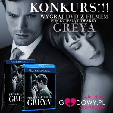 Konkurs: wygraj 50 twarzy Greya na DVD