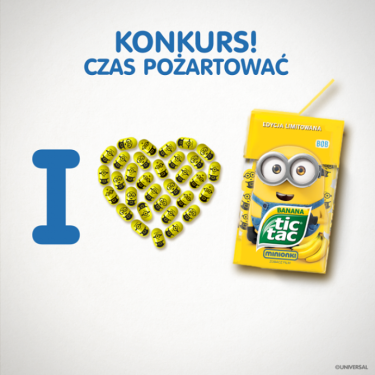 Wygraj paczkę Tic Taców Minionki
