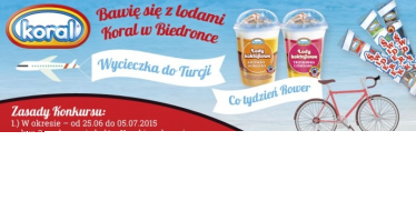 Konkurs "Bawię się z lodami Koral w Biedronce"