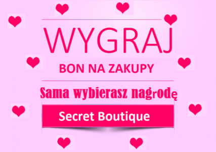 Konkurs: wygraj bon na zakupy w naszym butiku o wartości 50zł