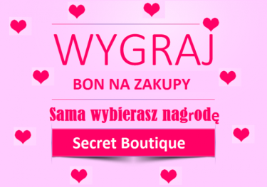 Konkurs: wygraj bon na zakupy w naszym butiku o wartości 50zł