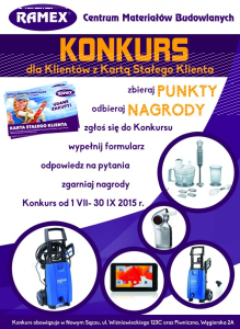 Konkurs dla Klientów z Kartą Stałego Klienta