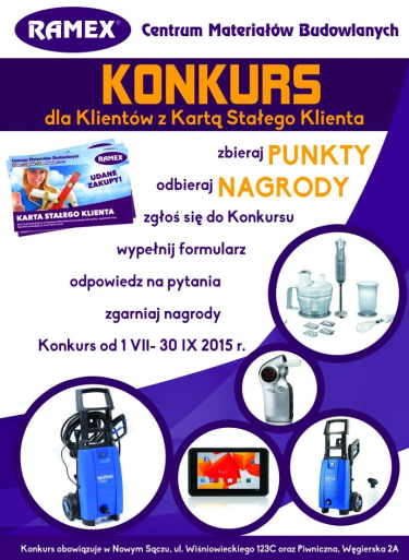 Konkurs dla Klientów z Kartą Stałego Klienta