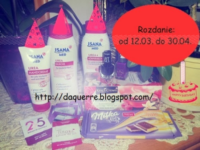 Rozdanie urodzinowe z wyznaniakosmetoholiczki.blogspot.com