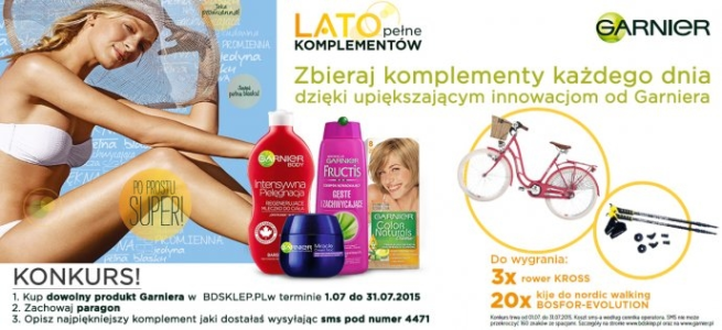 Konkurs "Lato pełne komplementów z Garnierem"