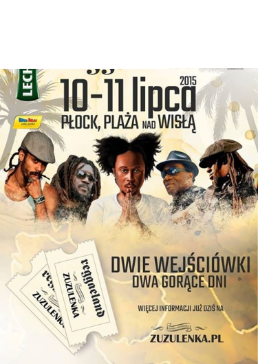 Konkurs: Wygraj podwójne zaproszenie na Reggaeland Płock