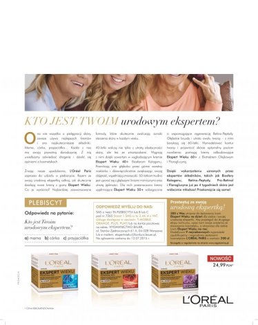 Konkurs L'Oreal "Kto jest Twoim urodowym Ekspertem"