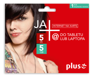 Konkurs "Odbierz bezpłatny starter JA+ Internet Na Kartę"