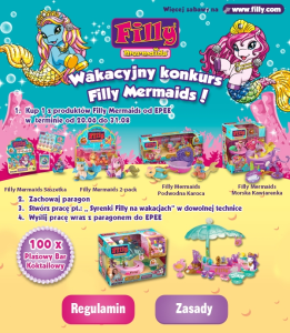Wakacyjny konkurs Filly Mermaids
