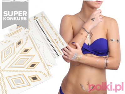 Konkurs "Wygraj hit lata - zestaw metalicznych tatuaży!"