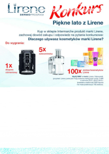 Konkurs "Piękne lato z Lirene" Intermarche