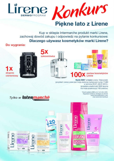 Konkurs "Piękne lato z Lirene" Intermarche