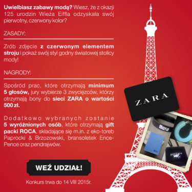 Konkurs fotograficzny: zrób stylizacje i wygraj bon na 500 zł w sklepie ZARA!