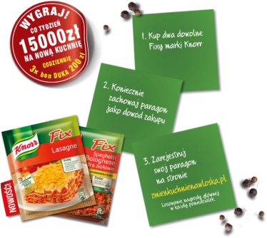 Konkurs "Zmień kuchnię na włoską!"