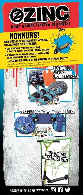 Konkurs "Zinc" Tesco