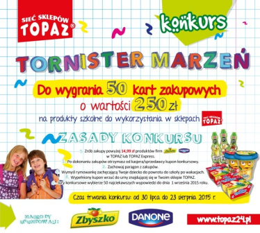 Konkurs "Tornister marzeń"